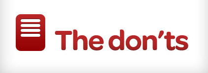 donts
